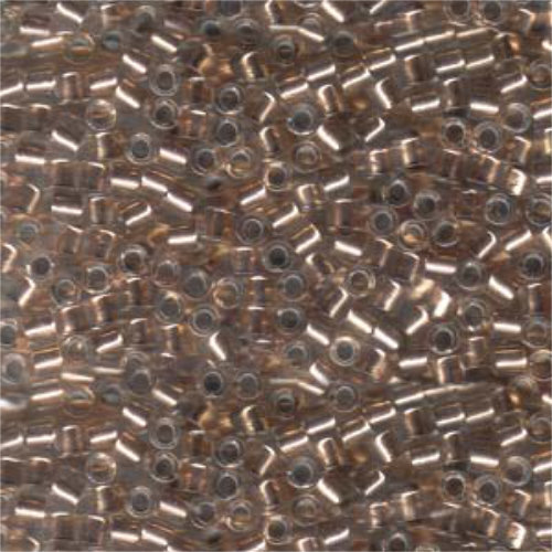 Miyuki 8/0 Delica Bead - DBL-0037 - Copper Lined Crystal - 100gm Bag
