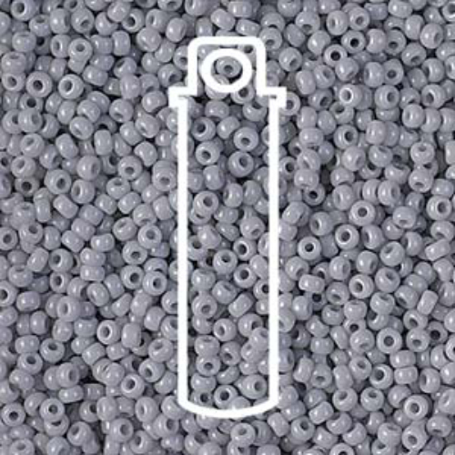 Miyuki 11/0 Rocaille Bead - 11-9498 - Opaque Cement Grey - 24gm Tube