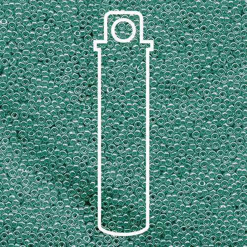 Miyuki 15/0 Rocaille Bead - 15-9435 - Opaque Teal Luster - 8.2gm Tube