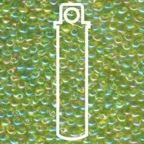 Miyuki 2.8mm Drop Bead - DP28-9258 - Transparent Chartreuse AB - 9gm Tube
