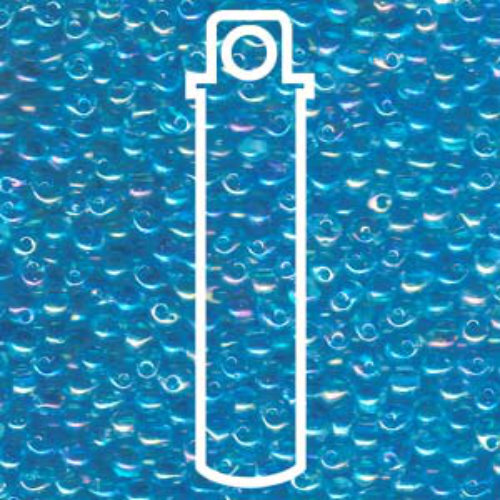 Miyuki 2.8mm Drop Bead - DP28-9260 - Transparemt Light Blue AB - 9gm Tube