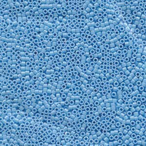 Miyuki 11/0 Delica Bead - DB215 - Opaque Sky Blue Luster - 100gm Bag
