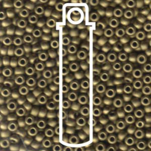 Miyuki 6/0 Rocaille Bead - 6-92006 - Matte Metallic Bronze - 20gm Tube