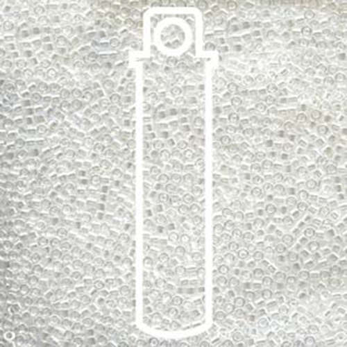 Miyuki 11/0 Delica Bead - DB050 - Crystal Luster - 7.2gm Tube