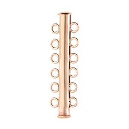Multi Strand Clasp 32mm - 6 Strand 14K Gold Filled - GF1586M