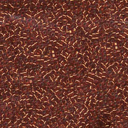 Miyuki 11/0 Delica Bead - DB601 - Silver Lined Dyed Copper - 100gm Bag