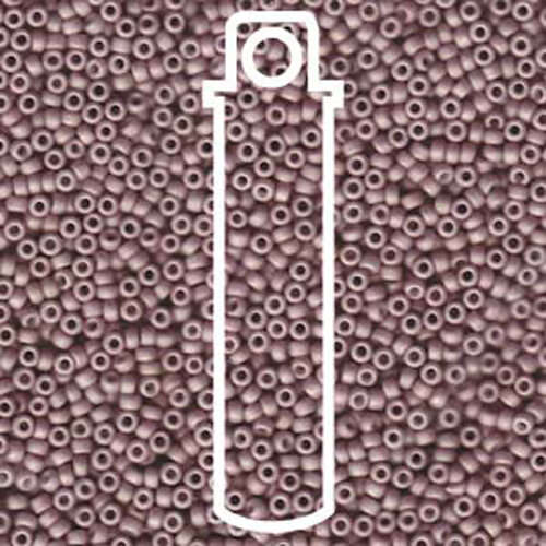 Miyuki 11/0 Rocaille Bead - 11-92034 - Fancy Frosted Rose Beige - 8.5gm Tube