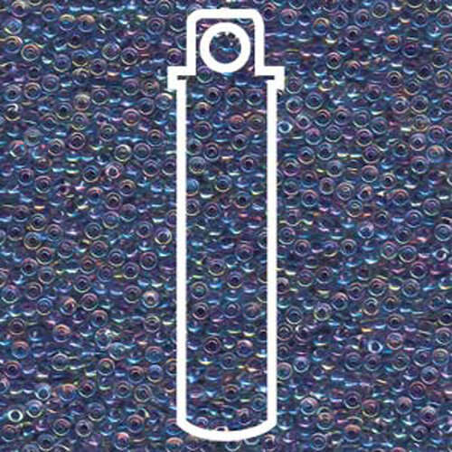 Miyuki 11/0 Rocaille Bead - 11-9274 - Amethyst Lined Crystal AB - 8.5gm Tube