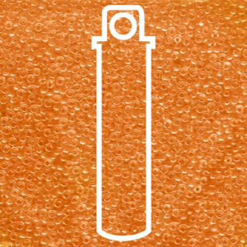 Miyuki 11/0 Rocaille Bead - 11-9138 - Transparent Orange - 8.5gm Tube