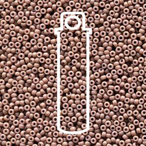 Miyuki 11/0 Rocaille Bead - 11-94455 - Duracoat Opaque Dyed Grey - 8.5gm Tube