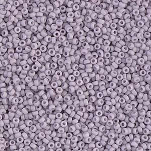 Miyuki 15/0 Rocaille Bead - 15-92025 - Matte Opaque Mauve - 250gm Bag