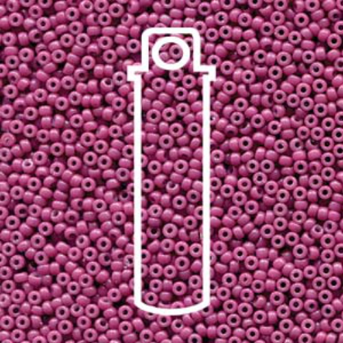 Miyuki 11/0 Rocaille Bead - 11-94468 - Duracoat Opaque Dyed Violet - 8.5gm Tube