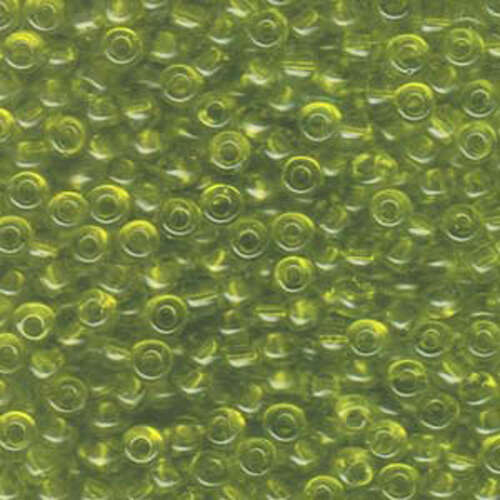 Miyuki 6/0 Rocaille Bead - 6-9143 - Transparent Chartreuse - 250gm Bag