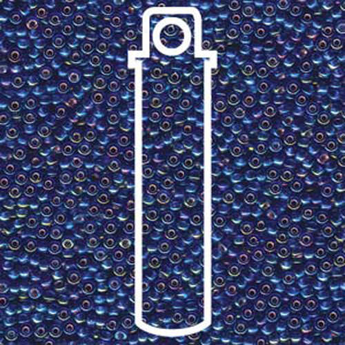 Miyuki 11/0 Rocaille Bead - 11-91020 - Silver Lined Cobalt AB - 8.5gm Tube