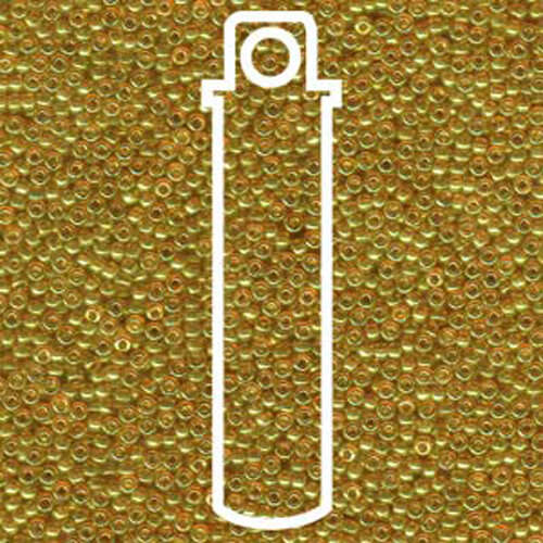 Miyuki 11/0 Rocaille Bead - 11-9311 - Topaz Gold Luster - 8.5gm Tube