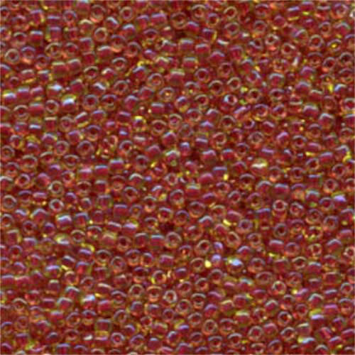 Miyuki 10/0 Triangle Bead - TR10-1820 - Lime Lined Fuchsia - 250gm Bag