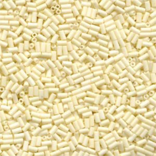Miyuki 3mm Bugle Bead - BGL1-92021 - Matte Opaque Cream - 250gm Bag
