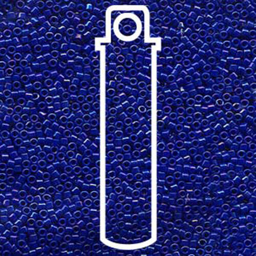 Miyuki 11/0 Delica Bead - DB216 - Opaque Royal Blue Luster - 7.2gm Tube
