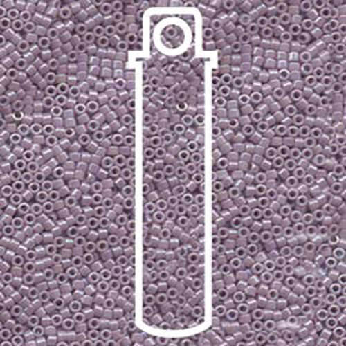 Miyuki 11/0 Delica Bead - DB1245 - Transparent Light Amethyst AB - 7.2gm Tube