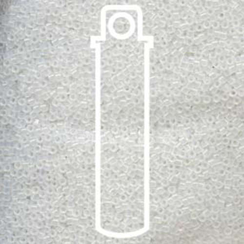 Miyuki 11/0 Delica Bead - DB220 - White Opal - 7.2gm Tube