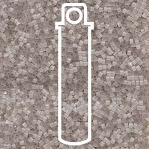 Miyuki 11/0 Delica Bead - DB822 - Light Taupe Silk Satin - 7.2gm Tube