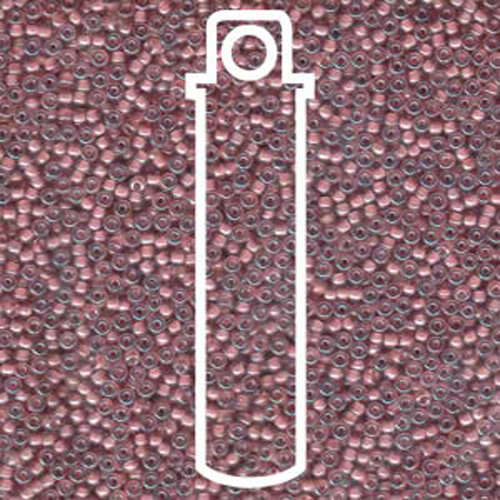 Miyuki 11/0 Rocaille Bead - 11-9364 - Rose Lined Amethyst  - 8.5gm Tube