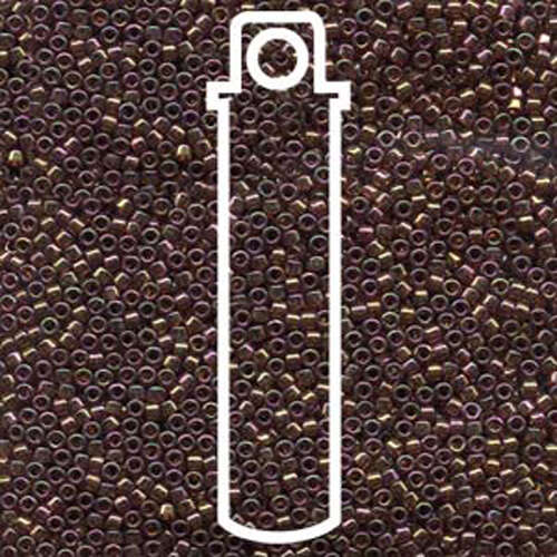 Miyuki 11/0 Delica Bead - DB126 - Cinnamon Gold Luster - 7.2gm Tube