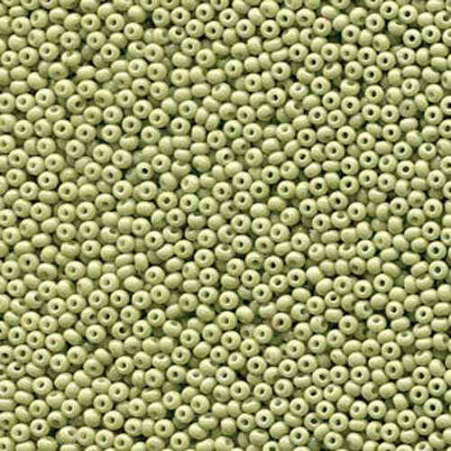 Preciosa 11/0 Rocaille Seed Beads - SB11-03652 - Opaque Celadon Sol Gel - 250gm Bag