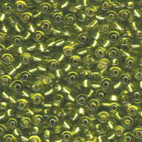 Miyuki 6/0 Rocaille Bead - 6-9143S - Silver Lined Chartreuse - 250gm Bag