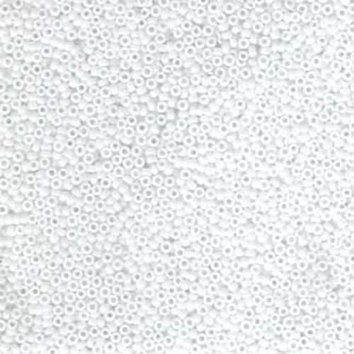 Miyuki 15/0 Rocaille Bead - 15-9402 - Opaque Chalk White - 250gm Bag