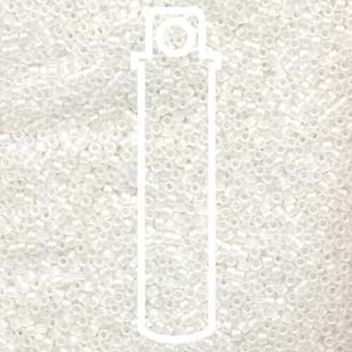 Miyuki 11/0 Delica Bead - DB851 - Matte Crystal AB - 7.2gm Tube