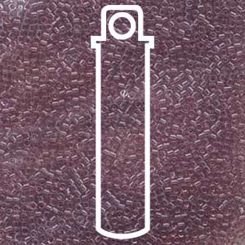 Miyuki 11/0 Delica Bead - DB1104 - Transparent Mauve - 7.2gm Tube