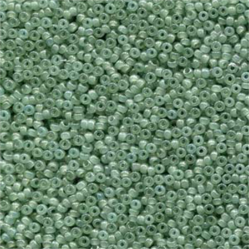 Miyuki 15/0 Rocaille Bead - 15-92375 - Sage - 100gm Bag