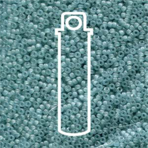 Miyuki 8/0 Rocaille Bead - 8-92376 - Eucalyptus - 22gm Tube