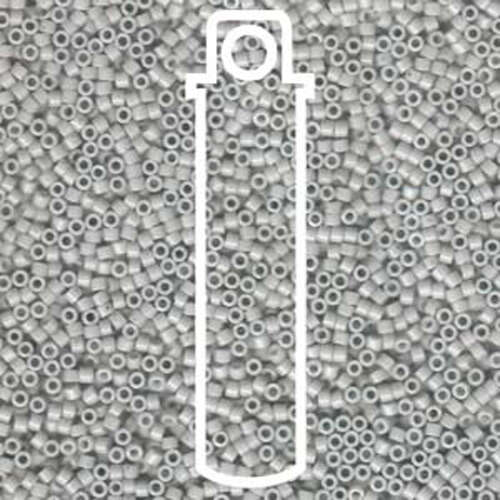 Miyuki 11/0 Delica Bead - DB1498 - Opaque Light Smoke - 7.2gm Tube