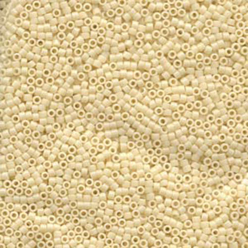 Miyuki 11/0 Delica Bead - DB732 - Opaque Cream - 100gm Bag