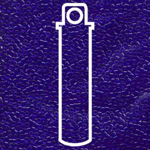 Miyuki 11/0 Delica Bead - DB707 - Transparent Sapphire - 7.2gm Tube