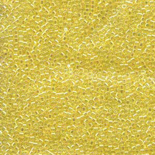 Miyuki 11/0 Delica Bead - DB171 - Transparent Yellow AB - 100gm Bag