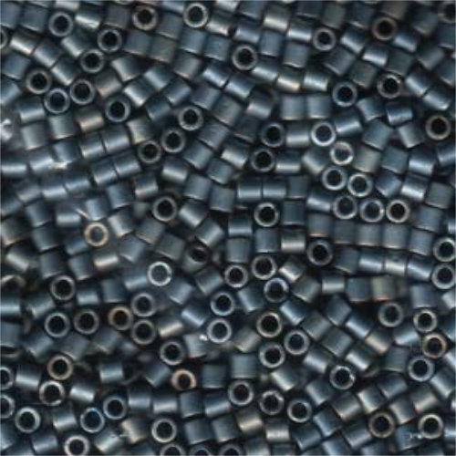 Miyuki 8/0 Delica Bead - DBL-0307 - Matte Metallic Silver Grey - 100gm Bag