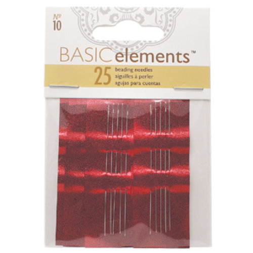 Basic Elements Size 10 Beading Needles - Pack of 25 - CHBN10-25