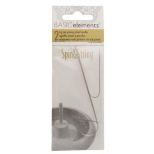 Basic Elements Big Eye Spinning Wheel Needle - Pack of 2 - SWN-LE-2