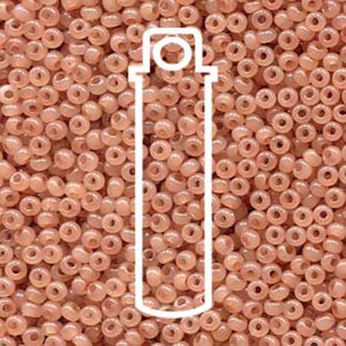 Preciosa 8/0 Rocaille Seed Beads - SB8-02611 - Wheat Opal Sol Gel - 24gm Tube