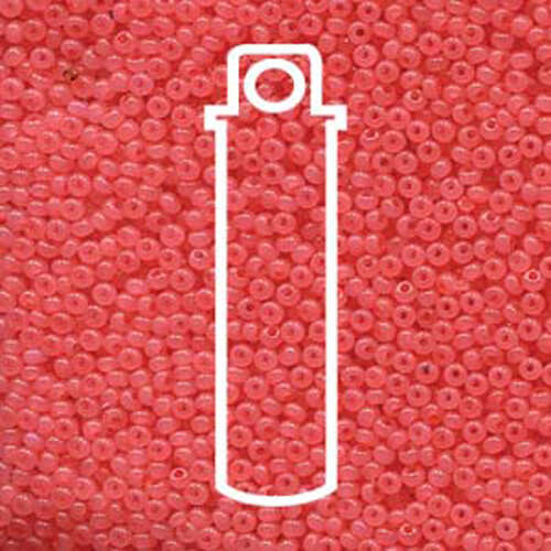 Preciosa 11/0 Rocaille Seed Beads - SB11-02691 - Salmon Opal Sol Gel - 24gm Tube