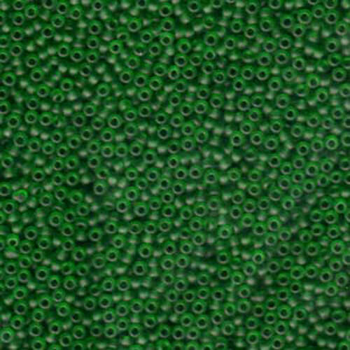 Miyuki 11/0 Rocaille Bead - 11-9146F - Matte Transparent Green - 250gm Bag