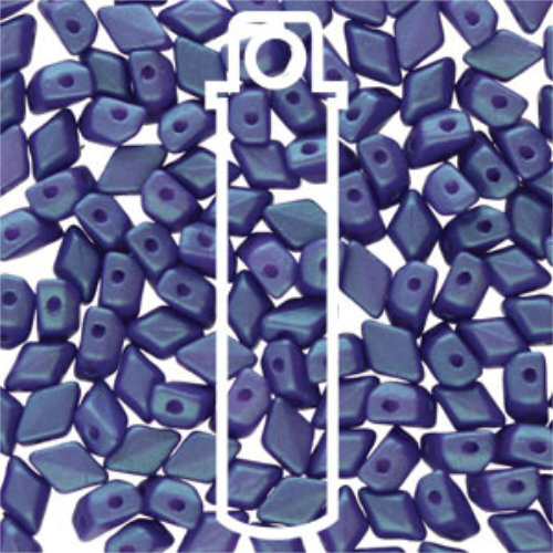 Mini Gem Duo 6mm x 4mm - GD6402010-24510 - Tropical Blue Grape - 8.5gm Tube