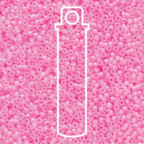 Miyuki 11/0 Rocaille Bead - 11-9518 - Bright Pink Ceylon - 24gm Tube