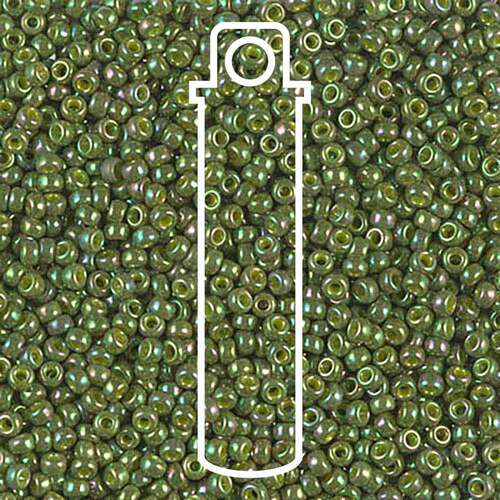 Miyuki 11/0 Rocaille Bead - 11-91897 - Golden Olive Luster - 24gm Tube