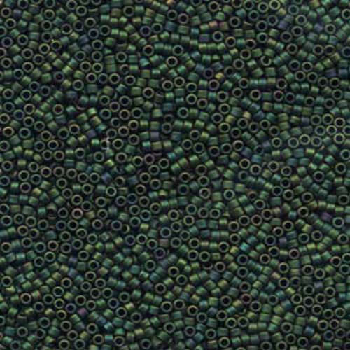 Miyuki 10/0 Delica Bead - DBM0327 - Matte Metalllc Teal Iris - 100gm Bag