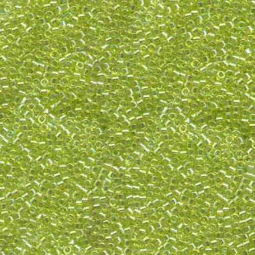 Miyuki 10/0 Delica Bead - DBM0174 - Transparent Chartreuse AB - 100gm Bag