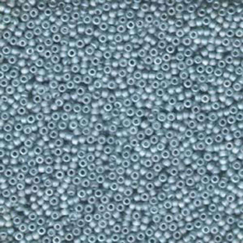 Miyuki 11/0 Rocaille Bead - 11-92074 - Matte Opaque Pale Denim - 250gm Bag